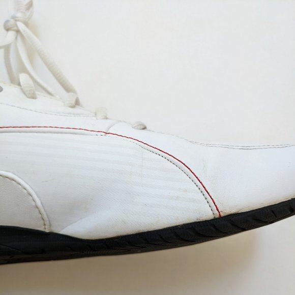 Men's White Puma Ferrari Sneakers Size 11 - Picture 5 of 9